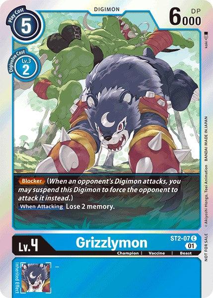 Grizzlymon [ST2-07] (Official Tournament Pack Vol.4) [Starter Deck: Cocytus Blue Promos] (ONLINE ORDER ONLY)
