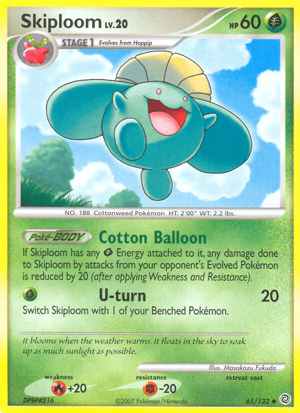 Skiploom (65/132) [Diamond & Pearl: Secret Wonders] (Online Only)