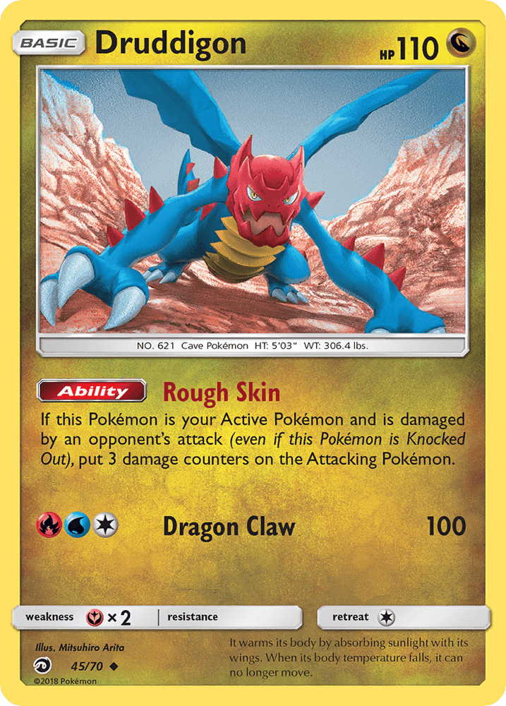 Druddigon (45/70) [Sun & Moon: Dragon Majesty] (Online Only)