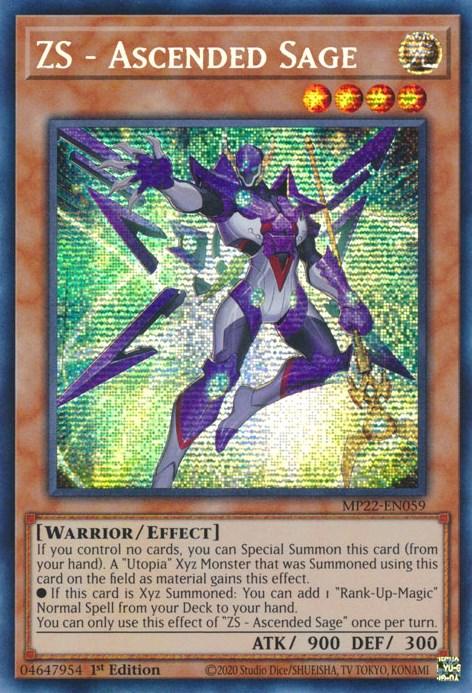 ZS - Ascended Sage [MP22-EN059] Prismatic Secret Rare (ONLINE ORDER ONLY)