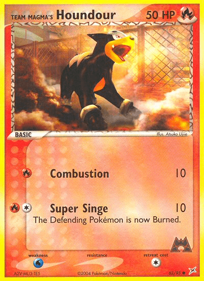 Team Magma's Houndour (62/95) [EX: Team Magma vs Team Aqua] (Online Only)