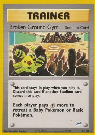 Broken Ground Gym (92/105) [Neo Destiny Unlimited] (Online Only)