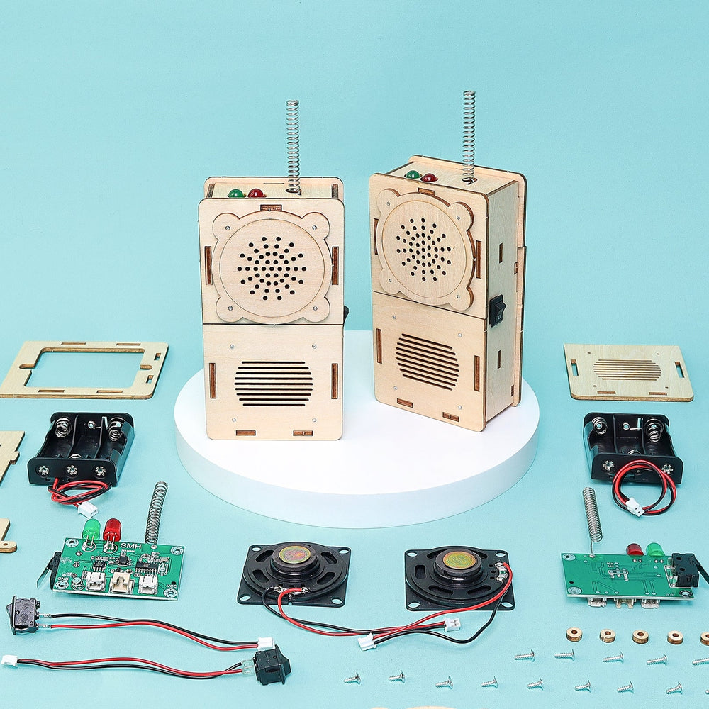 Build & Learn Walkie Talkie STEM Kit (Set of 2) – Hands-On Electronics (ONLINE ORDER ONLY)