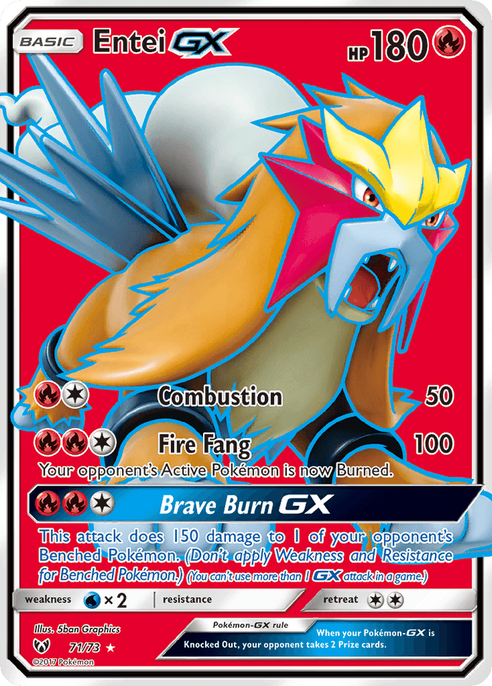 Entei GX (71/73) [Sun & Moon: Shining Legends] (Online Only)