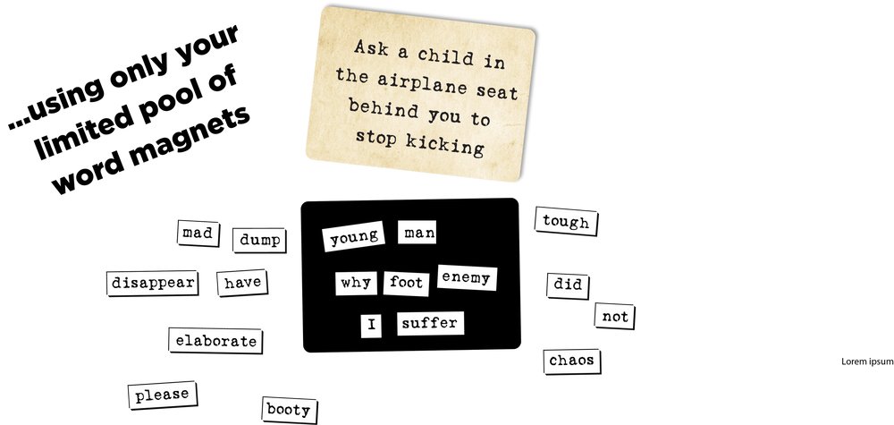 Ransom Notes: The Ridiculous Word Magnet Game (ONLINE ORDER ONLY)