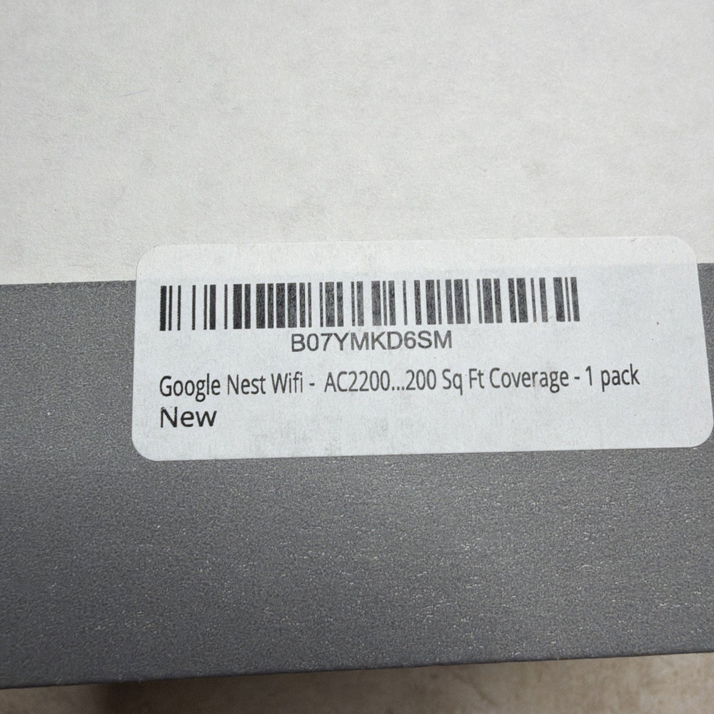 Google Nest WiFi Router AC2200 GA00595-US Dual-Band Gigabit (ONLINE ORDER ONLY)