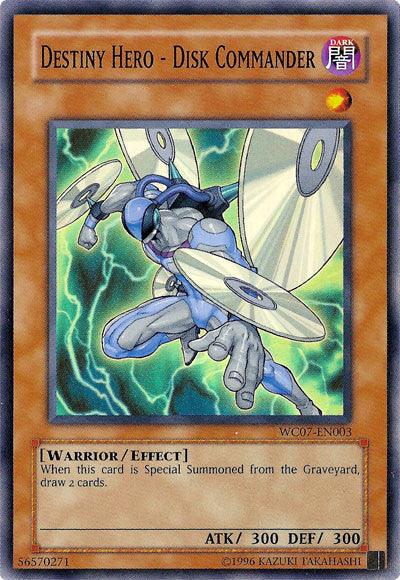 Destiny HERO - Disk Commander [WC07-EN003] Super Rare (ONLINE ORDER ONLY)