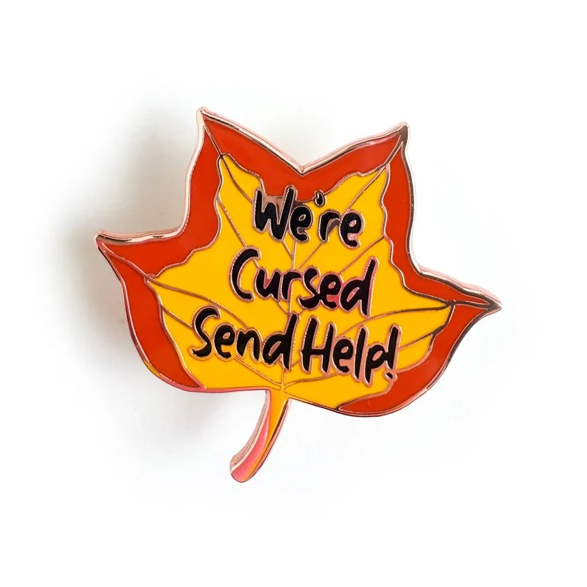 Verity Vox Enamel Pin - Leaf - We're Cursed (ONLINE ORDER ONLY)