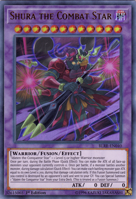 Shura the Combat Star [BLRR-EN040] Ultra Rare (ONLINE ORDER ONLY)