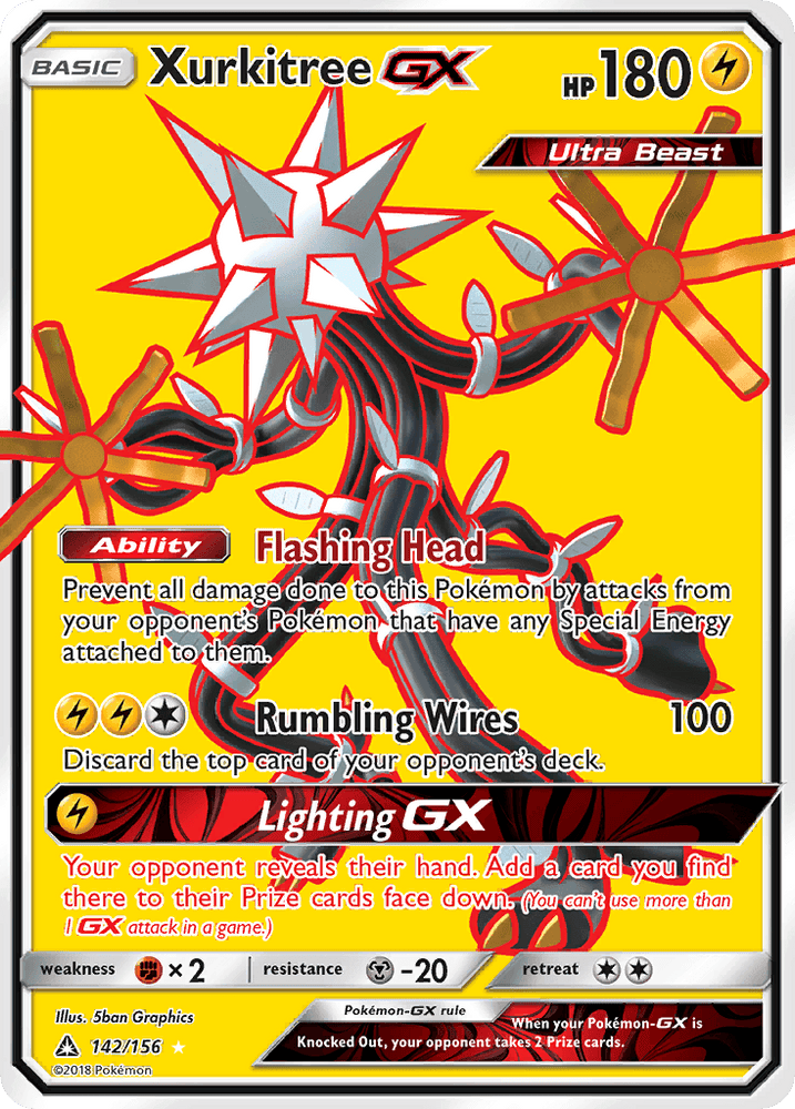Xurkitree GX (142/156) [Sun & Moon: Ultra Prism] (Online Only)