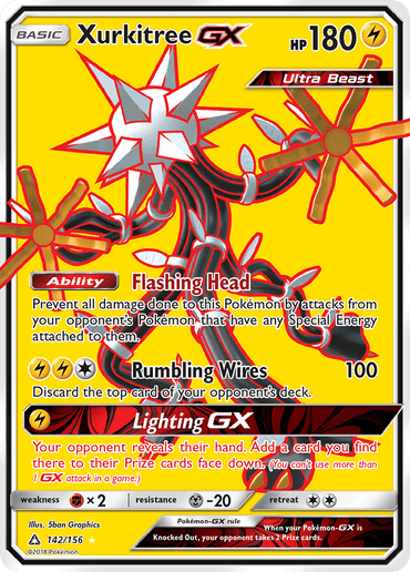 Xurkitree GX (142/156) [Sun & Moon: Ultra Prism] (Online Only)
