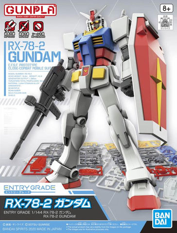 Bandai Spirits: Mobile Suit Gundam - RX-78-2 Gundam Entry Grade Model Kit (ONLINE ORDER ONLY)