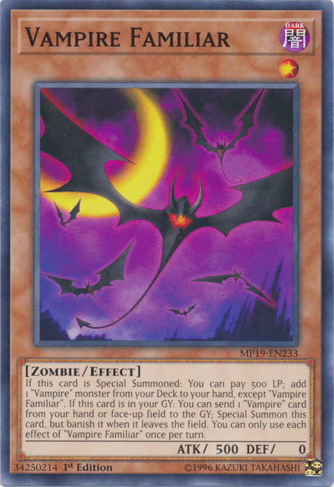 Vampire Familiar [MP19-EN233] Common (ONLINE ORDER ONLY)