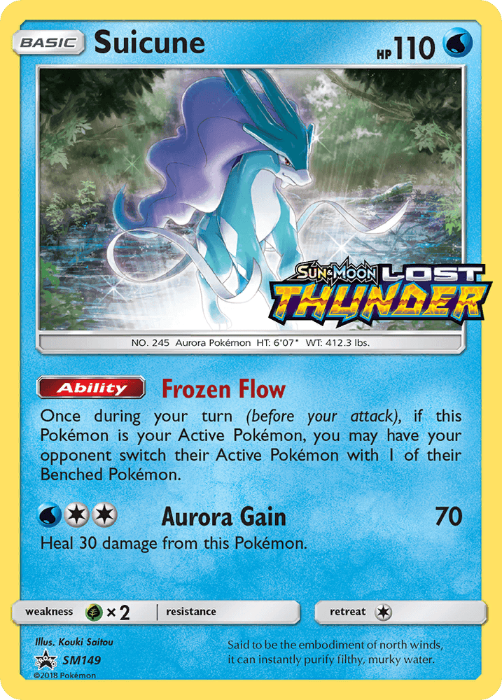 Suicune (SM149) [Sun & Moon: Black Star Promos] (Online Only)