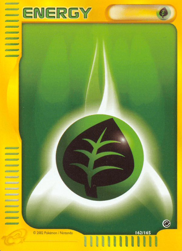 Grass Energy (162/165) [Expedition: Base Set] (Online Only)