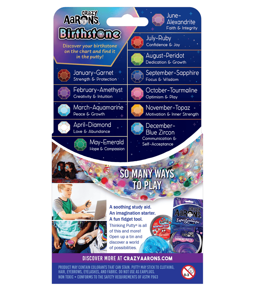 Thinking Putty: Birthstone (ONLINE ORDER ONLY)