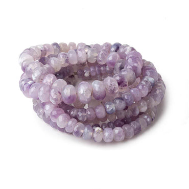 4mm - 9mm Morado Purple Opal faceted rondelles 18 inch 103 beads (ONLINE ORDER ONLY)