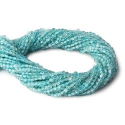 4mm Apatite checkerboard calibrated faceted coins 12.5 inch 82 beads AAA (ONLINE ORDER ONLY)