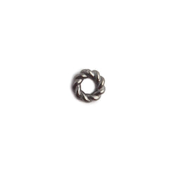 4mm Black Gold plated Twisted Jump Ring Strand 8 inch 163 pieces (ONLINE ORDER ONLY)