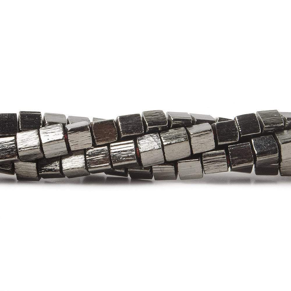 4mm Brushed Cube Beads (ONLINE ORDER ONLY)