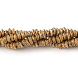 4mm Brushed Disc Beads (ONLINE ORDER ONLY)