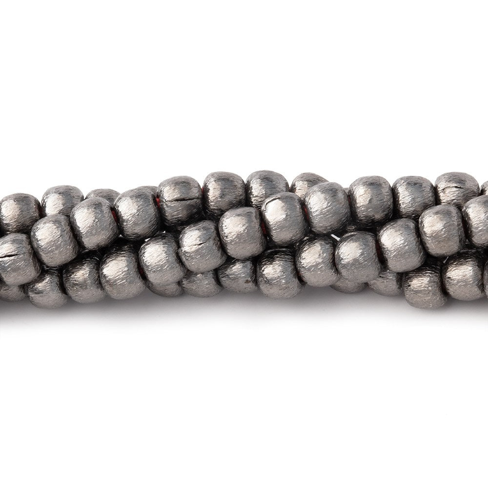 4mm Brushed Round Beads (ONLINE ORDER ONLY)