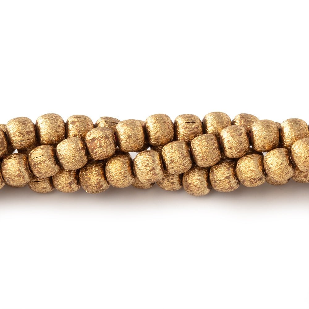 4mm Brushed Round Beads (ONLINE ORDER ONLY)