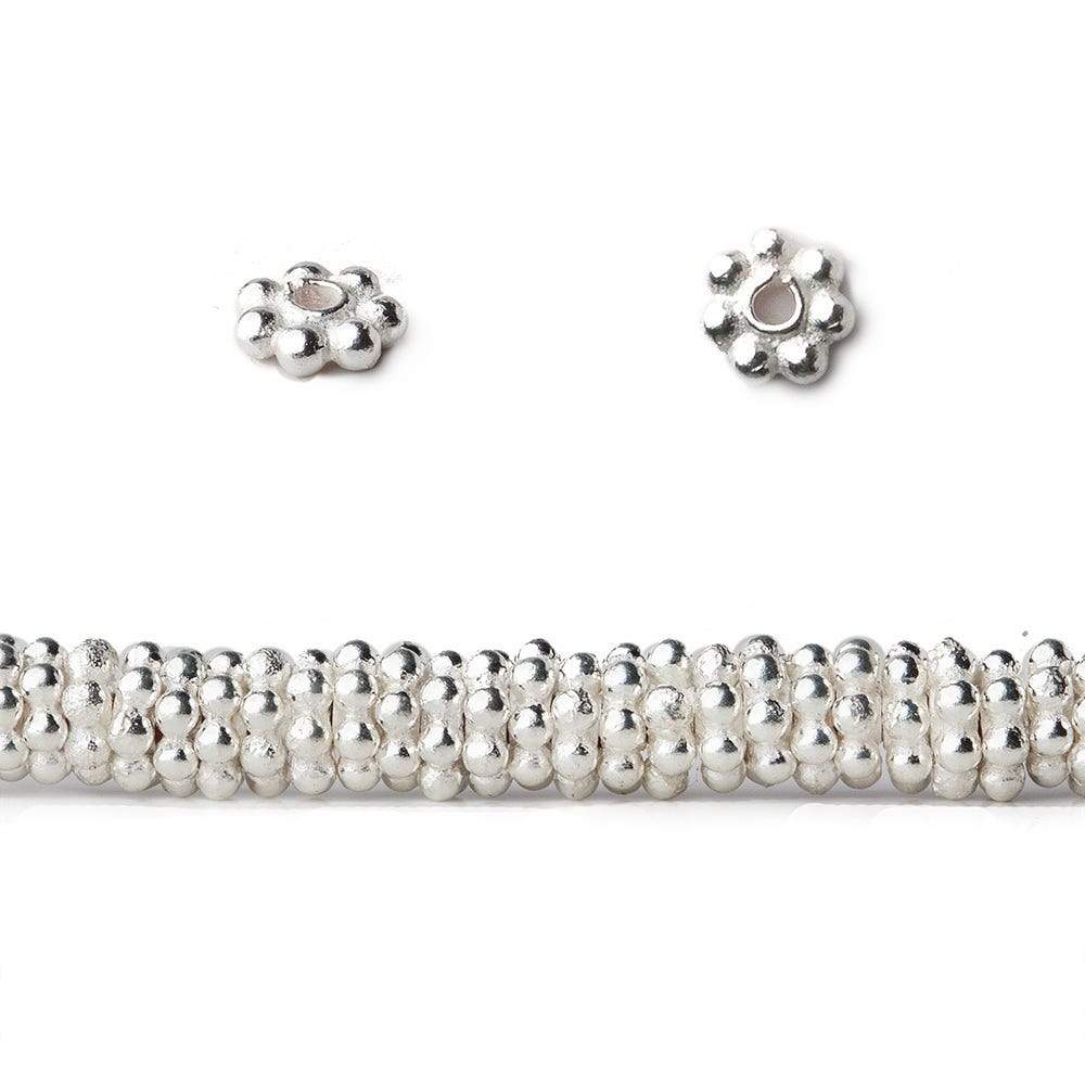 4mm Daisy Spacer Beads 8 inch 155 pieces (ONLINE ORDER ONLY)