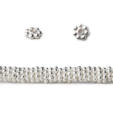 4mm Daisy Spacer Beads 8 inch 155 pieces (ONLINE ORDER ONLY)