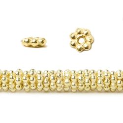 4mm Daisy Spacer Beads 8 inch 155 pieces (ONLINE ORDER ONLY)