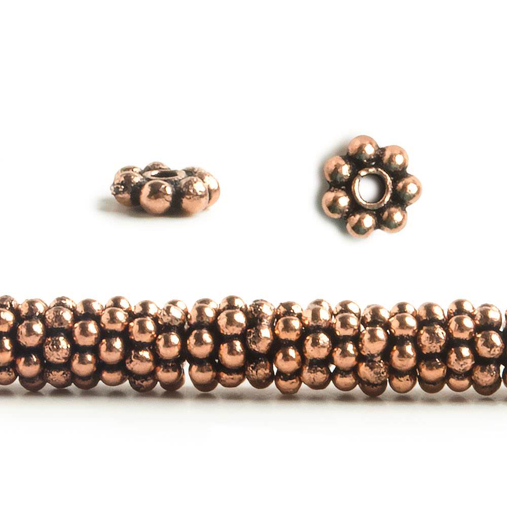 4mm Daisy Spacer Beads 8 inch 155 pieces (ONLINE ORDER ONLY)
