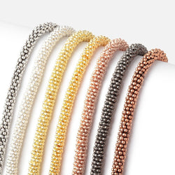 4mm Daisy Spacer Beads 8 inch 155 pieces (ONLINE ORDER ONLY)