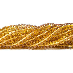 4.5mm Golden Shaded Tourmaline Plain Rondelle 16inch 198 beads (ONLINE ORDER ONLY)