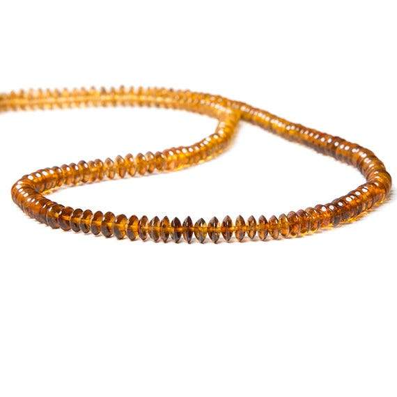 4.5mm Golden Shaded Tourmaline Plain Rondelle 16inch 198 beads (ONLINE ORDER ONLY)