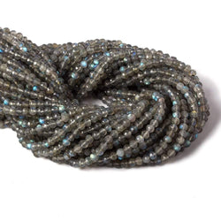 4mm Labradorite faceted round beads 13 inch 90 pieces (ONLINE ORDER ONLY)