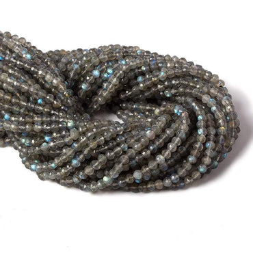 4mm Labradorite faceted round beads 13 inch 90 pieces (ONLINE ORDER ONLY)