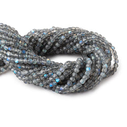 4mm Labradorite Micro Faceted Cube Beads 12 inch 78 pieces (ONLINE ORDER ONLY)