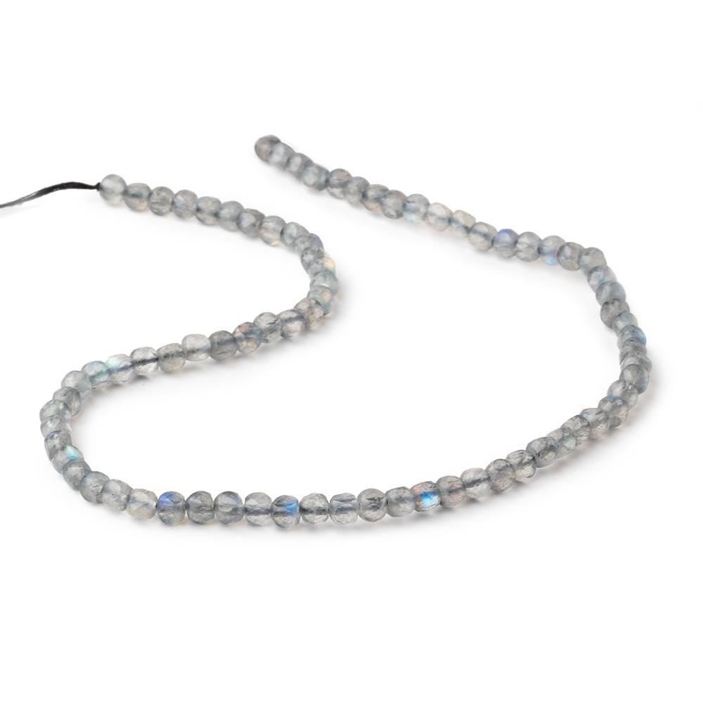 4mm Labradorite Micro Faceted Cube Beads 12 inch 78 pieces (ONLINE ORDER ONLY)