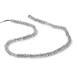 4mm Labradorite Micro Faceted Cube Beads 12 inch 78 pieces (ONLINE ORDER ONLY)