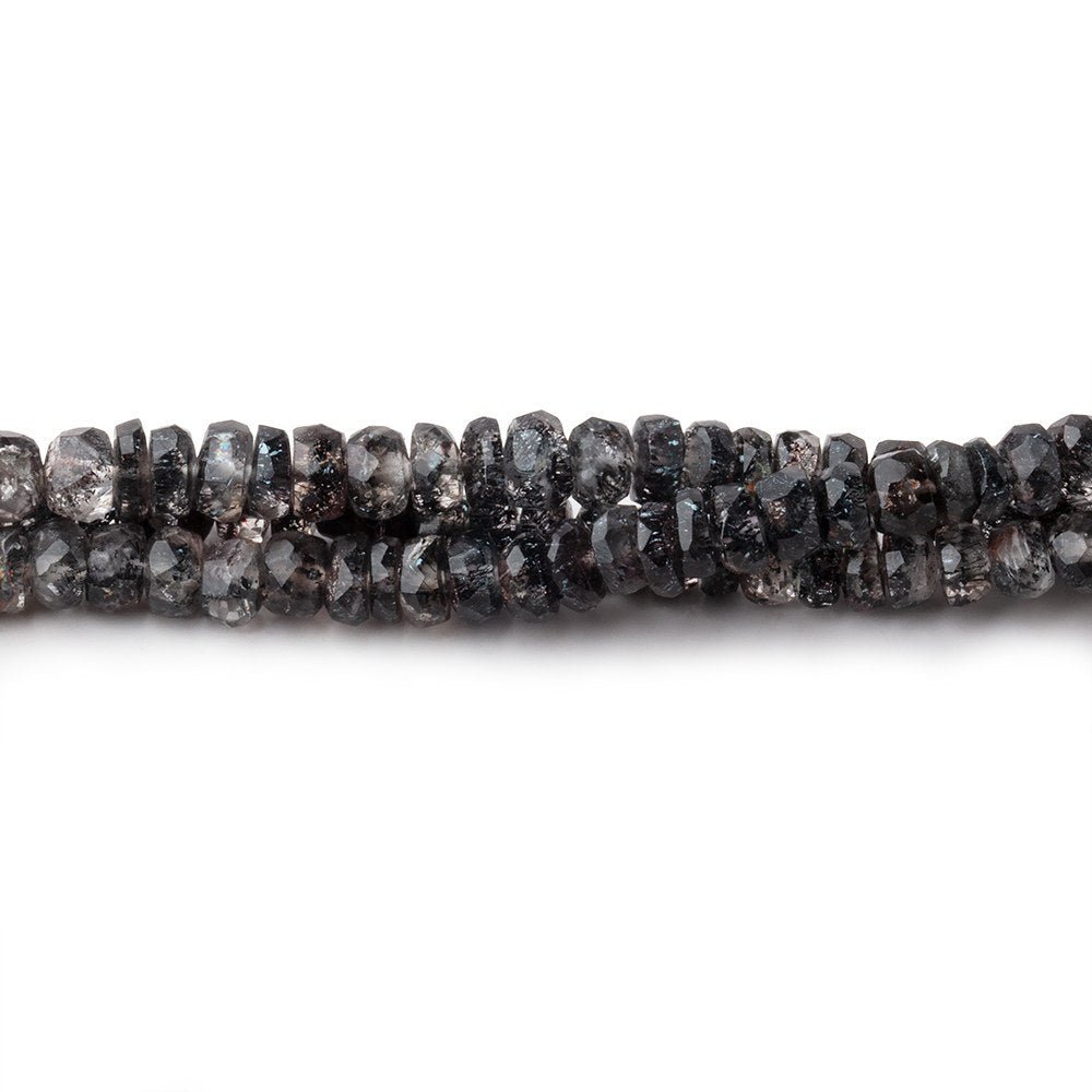 4mm Moss Amethyst Faceted Rondelle Beads 15.75 inch 160 pieces (ONLINE ORDER ONLY)