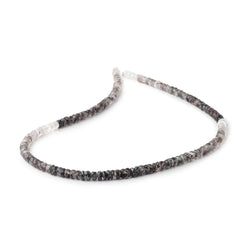 4mm Moss Amethyst Faceted Rondelle Beads 15.75 inch 160 pieces (ONLINE ORDER ONLY)