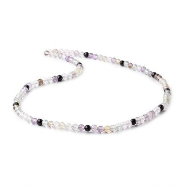 4mm Multi Gemstone Faceted Round Beads 16 inch 112 pieces (ONLINE ORDER ONLY)