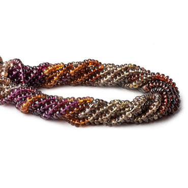 4mm Multi-gemstone Plain Rondelle Beads 13.75 inch 150 pcs (ONLINE ORDER ONLY)