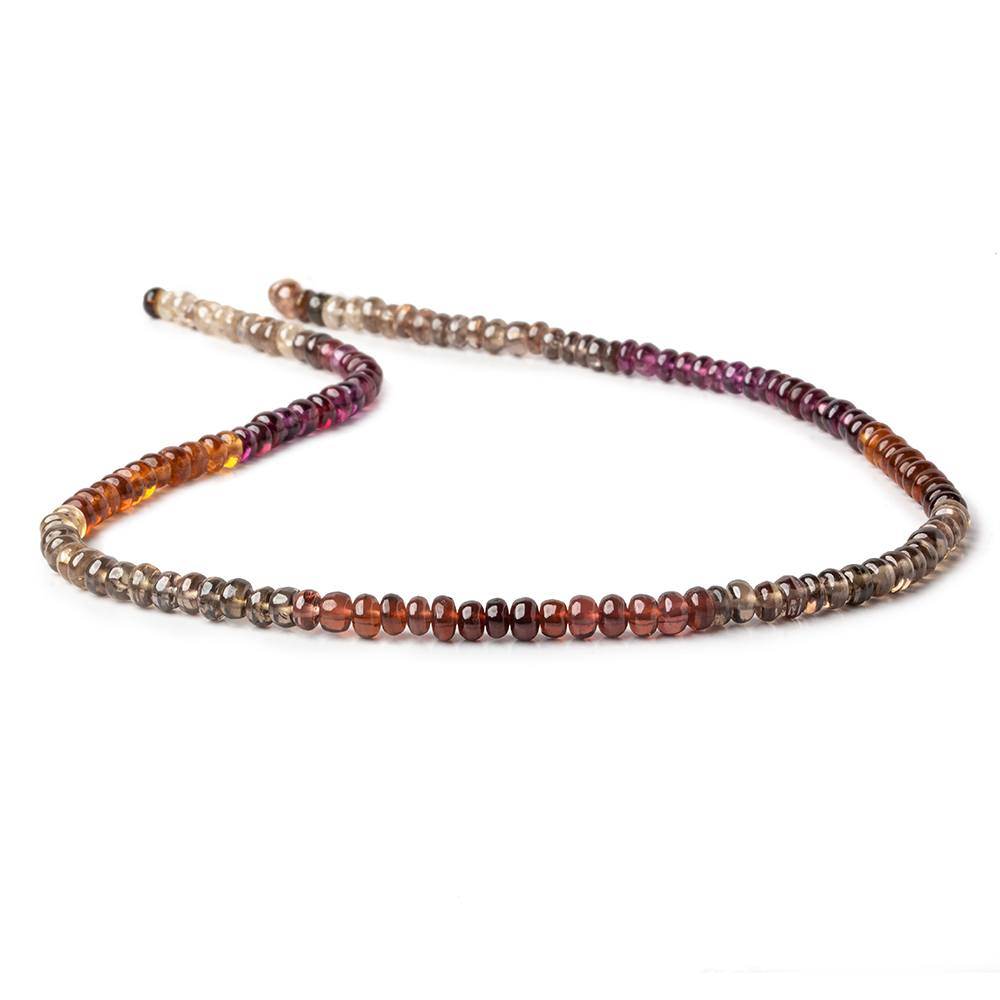 4mm Multi-gemstone Plain Rondelle Beads 13.75 inch 150 pcs (ONLINE ORDER ONLY)
