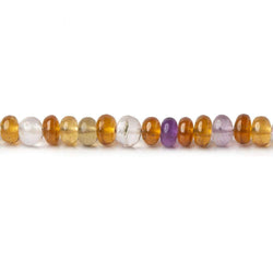 4mm Multi Quartz Plain Rondelle Beads 16 inch 151 beads (ONLINE ORDER ONLY)
