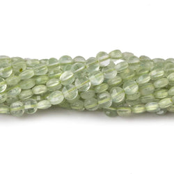 4mm Prehnite checkerboard calibrated faceted coins 12.5 inch 85 beads AAA (ONLINE ORDER ONLY)