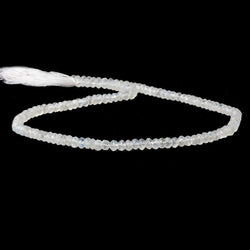 4mm Rainbow Moonstone Faceted Rondelle Beads 14 inch 110 pieces (ONLINE ORDER ONLY)