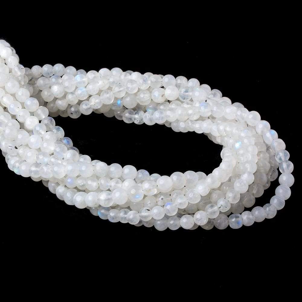 3mm Rainbow Moonstone Plain Round Beads 15 inches 114 beads (ONLINE ORDER ONLY)