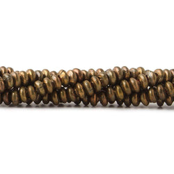 4mm Raw Copper Rondelle Beads 8 inch 89 beads (ONLINE ORDER ONLY)