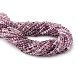 4mm Shaded Purple Spinel Checkerboard Faceted Calibrated Coins 12.5 inch 86 Beads AA (ONLINE ORDER ONLY)
